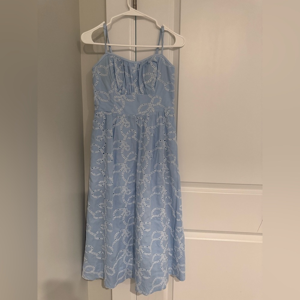 Lilly Pulitzer Light Blue Eyelet Dress NWT